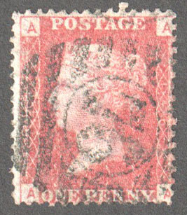 Great Britain Scott 33 Used Plate 146 - AA - Click Image to Close